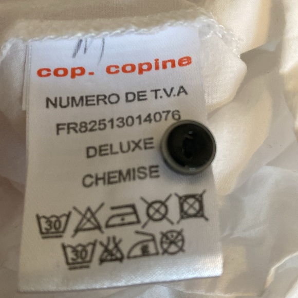 COP.COPINE Button Down White Blouse - Picture 7 of 11